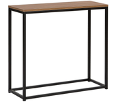 Beliani consola delano marrón/negro