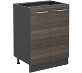 Vicco mueble bajo de cocina r-line, gris noble, 60 cm sin encimera