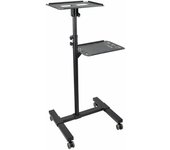 Startech.com adjprojcart mueble y soporte para dispositivo multimedia negro carro para administración de tabletas