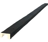 Viga imitación madera 10cm de ancho x 5cm de alto x 3m de largo color ébano decorativa de poliuretano vu0006-e