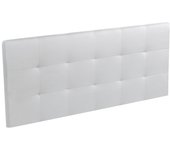 Cabecero de cama hb en polipiel blanco 135x50 cm