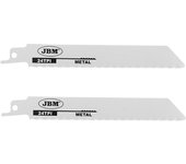 Jbm set de 2 hojas de sierra de sable 150mm 24tpi para metal para ref. 60019