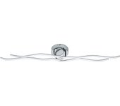 Plafón de techo led eglo roncade cromo luz cálida 40w