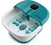 Costway masajeador plegable para pies con calentamiento, cubeta pediluvio con mando, masaje con burbujas, masaje con rodillo, caja, piedra pómez y 3 t