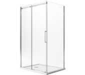 Mampara de ducha 70x150 cm h200 transparente versión izquierda con easyclean mod. prime duo 1 hoja
