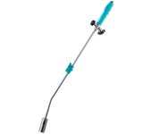 Desbrozadora térmica piezoeléctrica quemador de hierba soplete de gas para cartucho de gas butano desechable con válvula de bayoneta kz garden