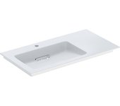 Geberit one muebles lavabo salida horizontal, espacio estante derecha, 90x13.1x47.5cm, 505.007.00.1, versión: agujero del grifo a la izquierda