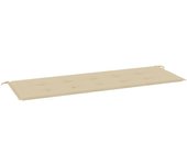 Cojín exterior | cojín de banco de jardín tela oxford beige 150x50x3 cm cfw90681