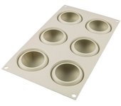 Molde para tartas silikomart 26234130065 mini drop 6 moldes