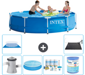 Paquete de piscina - intex - alrededor - 305x305x76 cm + accesorios a1695