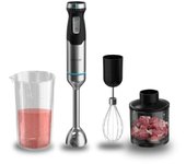 Cecotec batidora de mano power pulsar 2300max cream&crush. 2300w potencia máxima cuchillas de 4 hojas de acero inox pie xl vaso 700ml con tapa