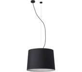 Faro conga negro, lámpara colgante negra ø450