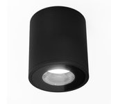 Lámpara de techo foco lámpara de techo redonda led gu10 luz bañera sensorial cabina de ducha baño ip65 230v color negro sin lámpara