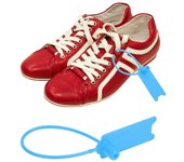100 bridas desechables de 195 mm con cierre automático antirrobo para ropa, maletas, zapatos, bolsas, etique