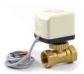 Válvula de bola de cambio de válvula de zona con motor de 2 vías 220vac dn20 26.9mm 3/4
