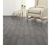 Baldosas de pvc autoadhesivas 5,21 m2 2 mm gris oscuro