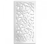 Bush - panel de pvc perforado - medidas sombrilla 50x150 cm - color blanco