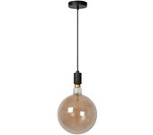 Lucide jova - lámpara colgante - ø 12 cm - 1xe27 - oro mate / latón