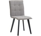 Silla miller tela negro gris