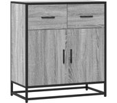 Aparador | aparador de comedor | armario de cocina madera ingeniería gris sonoma 68x35x76 cm cfw20414