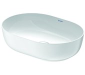 Duravit luv lavabo sobre encimera 50x40cm, sin rebosadero, sin orificio para grifo, sin orificio para grifo, pulido, 03795026001, color: blanco
