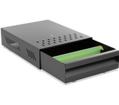 Caja para posos de café - acero inoxidable - 5,7 l - royal catering