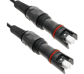 Bobina de fibra óptica 100m para exteriores g657a2 5.0 mm hoptic optitap sc/pc os2