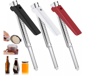 Abrelatas manual de 3 piezas, abrelatas ajustable de acero inoxidable, económico y portátil, herramienta de cocina, multicolor