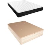 Pack canapé abatible romero - gran capacidad + colchon viscoblack - viscoelastico - 135x190cm (envio y montaje incluido)