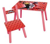 Conjunto de mesa y sillas para niños fun house ladybug - marca: fun house - ean: 3700057134853