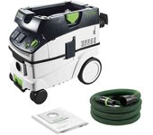 Aspirador profesional ctl 26 e sd e/a cleantec - 574956 - festool