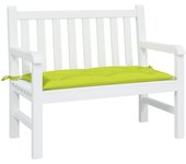 Cojín exterior | cojín de banco de jardín tela oxford verde claro 100x50x7 cm cfw64111