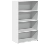 Aparador alto | aparador de comedor | armario de cocina madera de ingeniería blanco 70x41x124 cm cfw75734