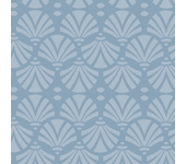 Papel pintado victoriano azul claro