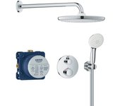 Conjunto empotrado grohe grohtherm con ducha tempesta 250 de alta calidad