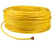 6mm2 multibrins cable flexible monoconductor - bobina amarilla 100m