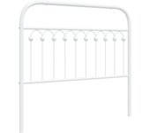 Cabecero，cabecero de cama，panel de cabecera de metal blanco 107 cm cfw39014