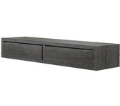 Estantería de pared con 2 cajones salón diseño moderno domino maxi