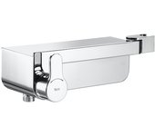 Mezclador monomando exterior ducha repisa y soporte ducha integrado deck