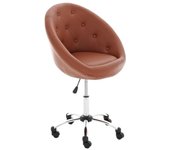 Silla de oficina london coñac