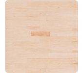 Tablero de mesa cuadrada madera de roble sin tratar 70x70x1,5cm