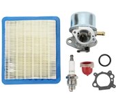 Carburador de cortacésped de aluminio con junta de bujía y filtro de aire para 12g882 12g887 12h702 12h707 12h712 12h802 12h805