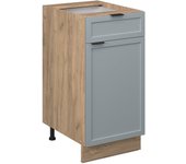 Vicco mueble bajo de cocina fame-line, azul claro-gris, 40 cm sin encimera