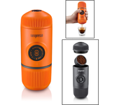 Wacaco nanopresso gr naranja cafetera espresso manual portátil para café molido + bolsa de transporte