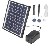 Kit de bomba de estanque solar bomba de aire para fuente de agua de bajo consumo energético para oxigenación de emergencia pesca