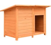 Maison exclusive - caseta para perros madera maciza pino y abeto 120x77x86 cm