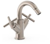 Tres 28312001ac mont blanc grifo bimando para bidé color acero