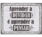 Origen home decor adorno pared portugues placas metal | placa de metal blanco rectangular - 25x33x1cm
