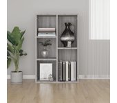 Estantería/aparador | aparador de comedor | armario de cocina madera contrachapada gris sonoma 50x25x80cm cfw39473