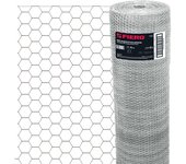 Malla hexagonal de acero galvanizado - 1 m